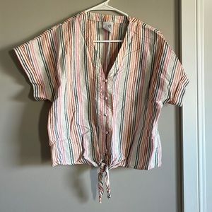 Gap striped blouse